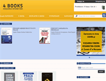 Tablet Screenshot of 4books.pl